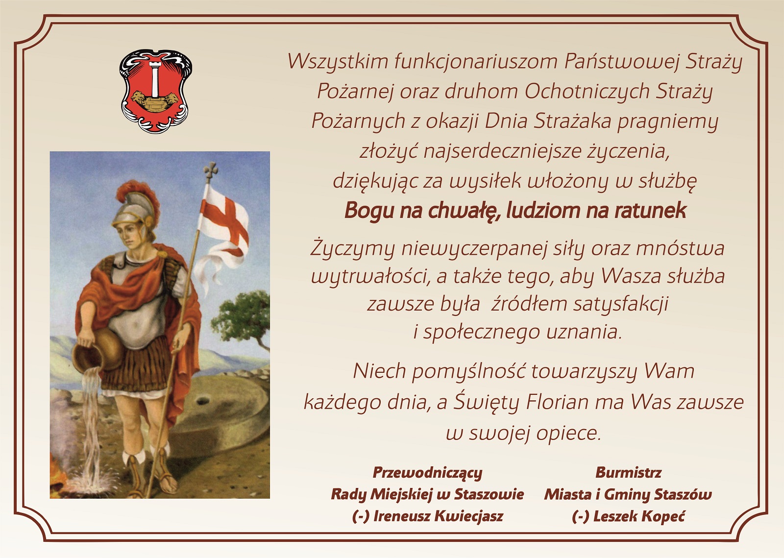 Dzień Strażaka - życzenia